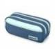 ESTUCHE PORTATODO LIDERPAPEL DUO 3 CREMALLERAS CON BOLSILLOFRONTAL COLOR AZUL OSCURO 220X90X70 MM