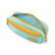 ESTUCHE PORTATODO LIDERPAPEL DUO 2 CREMALLERAS CON BOLSILLOFRONTAL COLOR AZUL CLARO 220X90X50 MM