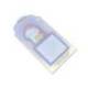 BLOC NOTAS ADHESIVAS MARCA IMAGINOVO BUNNY CON SOPORTE 20 HOJAS MORADO 60X125 MM