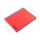 Bloc Liderpapel DIN A6 micro wonder 120 hojas cuadro 5mm 4 bandas tapa plástio 90 gr rojo