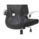 SILLA MARCA Q-CONNECT OFICINA TERNI MALLA ALT MAX 1050 MM ANC 500 MM PROF 480 MM COLOR NEGRO CUERPO NEGRO