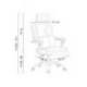 SILLA MARCA Q-CONNECT DIRECCION REGGIO MALLA ALT MAX 1300 MM ANC 520 MM PROF 480 MM RUEDAS PREMIUM COLOR NEGRO