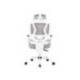SILLA Q-CONNECT DIRECCION REGGIO MALLA ALT MAX 1300 MM ANC 520 MM PROF 480 MM RUEDAS PREMIUM COLOR GRIS BLANCO