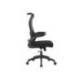 SILLA MARCA Q-CONNECT OFICINA CATANIA MALLA ALT MAX 1230 MM ANC 510 MM PROF 490 MM RUEDAS PREMIUM COLOR NEGRO