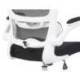 SILLA MARCA Q-CONNECT OFICINA CATANIA MALLA ALT MAX 1230 MM ANC 510 MM PROF 490 MM RUEDAS PREMIUM COLOR NEGRO BLANCO