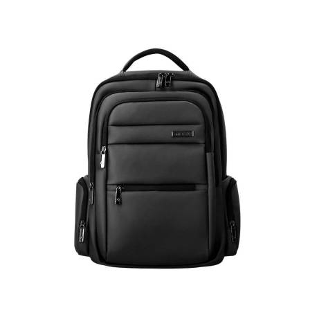 MOCHILA MARCA ANTARTIK VOLT 5 COMPARTIMENTOS COLOR NEGRO INTERIOR ROJO 450X180X330 MM