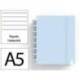 CUADERNO INGENIOX FOAM A5 80H RAYADO HORIZONTAL COLOR AZUL PASTEL