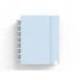 CUADERNO INGENIOX FOAM A5 80H RAYADO HORIZONTAL COLOR AZUL PASTEL