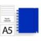 CUADERNO INGENIOX FOAM A5 80H RAYADO HORIZONTAL COLOR AZUL OSCURO