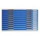 MODULO CAJONES SOBREMESA MARCA EXACOMPTA CLASSIC 10 CAJONES POLIESTIRENO DIN A3 GRIS CLARO/AZUL 576X320X350 MM