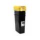 CONTENEDOR PARA RECICLAJE PLASTICFORTE 25 L CON TAPA AMARILLO PARCHIS