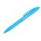 BOLIGRAFO MARCA LIDERPAPEL PUNTA 1 MM RETRACTIL CON CLIP ACABADO SOFT TOUCH TINTA AZUL CUERPO AZUL CIELO