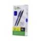 BOLIGRAFO LIDERPAPEL PUNTA 1 MM RETRACTIL CON CLIP ACABADO SOFT TOUCH TINTA COLOR AZUL CUERPO AZUL