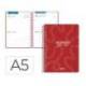 AGENDA ESCOLAR MARCA LIDERPAPEL 26-27 ESPIRAL CLASSIC 2 DIAS PAGINA A5 BILINGUE 70G PAPEL FSC ROJO