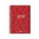 AGENDA ESCOLAR MARCA LIDERPAPEL 26-27 ESPIRAL CLASSIC 2 DIAS PAGINA A5 BILINGUE 70G PAPEL FSC ROJO