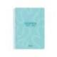 AGENDA ESCOLAR MARCA LIDERPAPEL 26-27 ESPIRAL CLASSIC 2 DIAS PAGINA A5 BILINGUE 70G PAPEL FSC AZUL TURQUESA