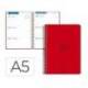 AGENDA ESCOLAR MARCA LIDERPAPEL 26-27 ESPIRAL BASIC SEMANA VISTA A5 BILINGUE 70G PAPEL FSC ROJO