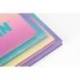 CUADERNO ESPIRAL MARCA MILAN COLECCION SUNSET DIN A4 TAPA DURA 90 HOJAS 95 GR CUADRICULA 5 MM LILA
