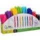 BOLIGRAFO MARCA LIDERPAPEL RETRACTIL CON CLIP ACABADO SOFT TOUCH PUNTA 0,7 MM EXPOSITOR 96 UNIDADES COLORES