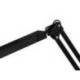 LAMPARA DE ESCRITORIO MARCA Q-CONNECT RIGEL LED 8W 320 LM ALUMINIO CON PINZA BRAZO DOBLE3 ARTICULACIONES COLOR NEGRO