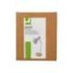 LAMPARA DE ESCRITORIO MARCA Q-CONNECT ORION METALICA CON DETALLES DE MADERA BRAZO FLEXIBLE COLOR BLANCO