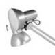 LAMPARA DE ESCRITORIO MARCA Q-CONNECT ANTARES METALICA CONPINZA INTERRUPTOR BRAZO DOBLE 3 ARTICULACIONES COLOR PLATA