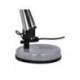 LAMPARA DE ESCRITORIO MARCA Q-CONNECT POLARIS METALICA CONINTERRUPTOR BRAZO DOBLE 3 ARTICULACIONES COLOR PLATA
