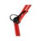 LAMPARA DE ESCRITORIO MARCA Q-CONNECT POLARIS METALICA CONINTERRUPTOR BRAZO DOBLE 3 ARTICULACIONES COLOR ROJO
