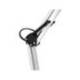 LAMPARA DE ESCRITORIO MARCA Q-CONNECT POLARIS METALICA CONINTERRUPTOR BRAZO DOBLE 3 ARTICULACIONES COLOR BLANCO
