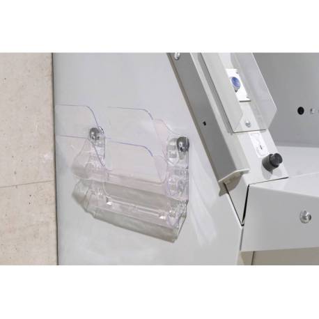 EXPOSITOR DE MURAL MARCA DURABLE FLEXIPLUS A4 HORIZONTAL DOBLE MAGNETICO TRANSPARENTE