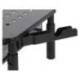 SOPORTE MARCA Q-CONNECT PARA MONITOR METALICO REGULABLE EN ALTURA CON CAJON Y DOS SOPORTES PARA MOVIL