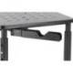 SOPORTE MARCA Q-CONNECT PARA MONITOR METALICO REGULABLE EN ALTURA CON SOPORTE PARA MOVIL 371X235X145 MM