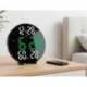 RELOJ MARCA Q-CONNECT DIGITAL DE PARED DIGITAL CON ALARMA REDONDO 27 CM
