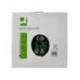 RELOJ MARCA Q-CONNECT DIGITAL DE PARED DIGITAL CON ALARMA REDONDO 27 CM
