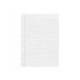 RECAMBIO MARCA LIDERPAPEL DIN A5 100 HOJAS 75 GR PAUTA 4 3.5MM CON MARGEN 6 TALADROS