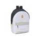 MOCHILA ESCOLAR SAFTA DOBLE PARA PORTATIL 15,6"+USB MARCA REAL MADRID 25/26 440X310X180 MM