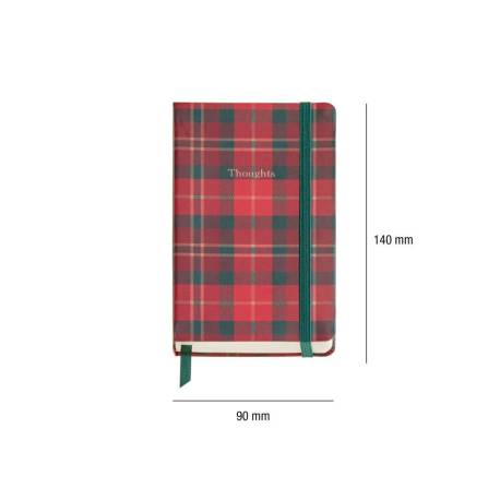 CUADERNO COSIDO MARCA MIQULERIUS LENNOX HIGHLAND DAYS LOGBOOK 90X140 MM LISO 100 HOJAS MARFIL