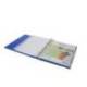 CARPETA CON RECAMBIO MARCA ANTARTIK A4 CUADRO 5MM FOAM 4 ANILLAS 35MM MIXTAS COLOR AZUL