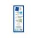 CARPETA CON RECAMBIO MARCA ANTARTIK A4 CUADRO 5MM FOAM 4 ANILLAS 35MM MIXTAS COLOR AZUL
