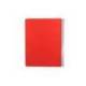 CUADERNO ESPIRAL MARCA ANTARTIK MICRO A4 TAPA FOAM 120H 90GR CUADRO 5MM 5 BANDAS 4 TALADROS COLOR ROJO