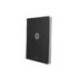 CUADERNO ESPIRAL MARCA ANTARTIK MICRO A4 TAPA FOAM 120H 90GR CUADRO 5MM 5 BANDAS 4 TALADROS COLOR NEGRO