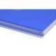 CUADERNO ESPIRAL MARCA ANTARTIK MICRO A4 TAPA FOAM 120H 90GR CUADRO 5MM 5 BANDAS 4 TALADROS COLOR AZUL