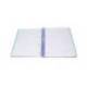 CUADERNO ESPIRAL MARCA ANTARTIK MICRO A4 TAPA FOAM 120H 90GR CUADRO 5MM 5 BANDAS 4 TALADROS COLOR AZUL