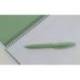 CUADERNO ESPIRAL MARCA ANTARTIK A4 TAPA FOAM 80H 90GR CUADRO 4MM CON MARGEN COLOR VERDE MATCHA
