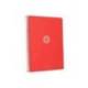 CUADERNO ESPIRAL MARCA ANTARTIK A4 TAPA FOAM 80H 90GR CUADRO 4MM CON MARGEN COLOR ROJO