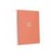 CUADERNO ESPIRAL ANTARTIK A4 TAPA FOAM 80H 90GR CUADRO 4MM CON MARGEN COLOR CORAL