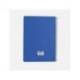 CUADERNO ESPIRAL MARCA ANTARTIK A4 TAPA FOAM 80H 90GR CUADRO 4MM CON MARGEN COLOR AZUL