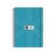 AGENDA ESCOLAR MARCA ANTARTIK 26-27 ESPIRAL PACK AND GO DIA PAGINAA5+ BILINGÜE 80G PAPEL FSC TURQUESA