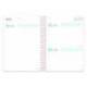 AGENDA ESCOLAR MARCA LIDERPAPEL 26-27 ESPIRAL GRAPHIC DIA PAGINA A5+ BILINGUE 80G PAPEL FSC ROSA