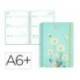 AGENDA ESCOLAR MARCA LIDERPAPEL 26-27 ESPIRAL FANTASY D SEMANAVISTA A6+ BILINGUE 80G PAPEL FSC AZUL